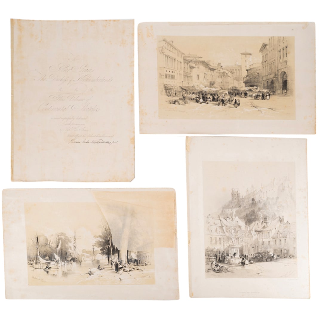 Antique Thomas Miles Richardson The Younger Engravings (1 of 16)