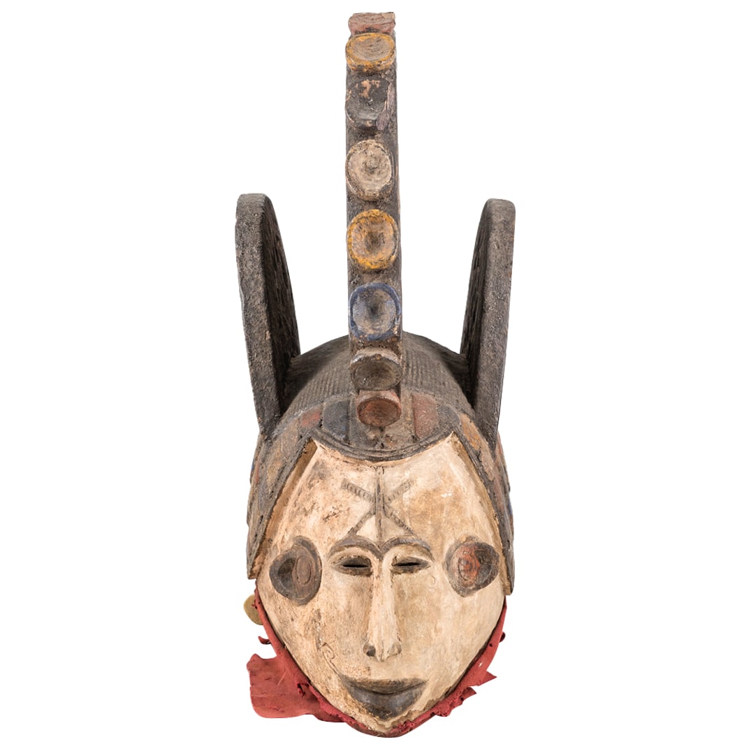 Large Probably Igbo Janiform African Crest Mask (1 of 7)