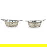 (2 Pc) Antique Birks Sterling Silver Reticulated Bowls