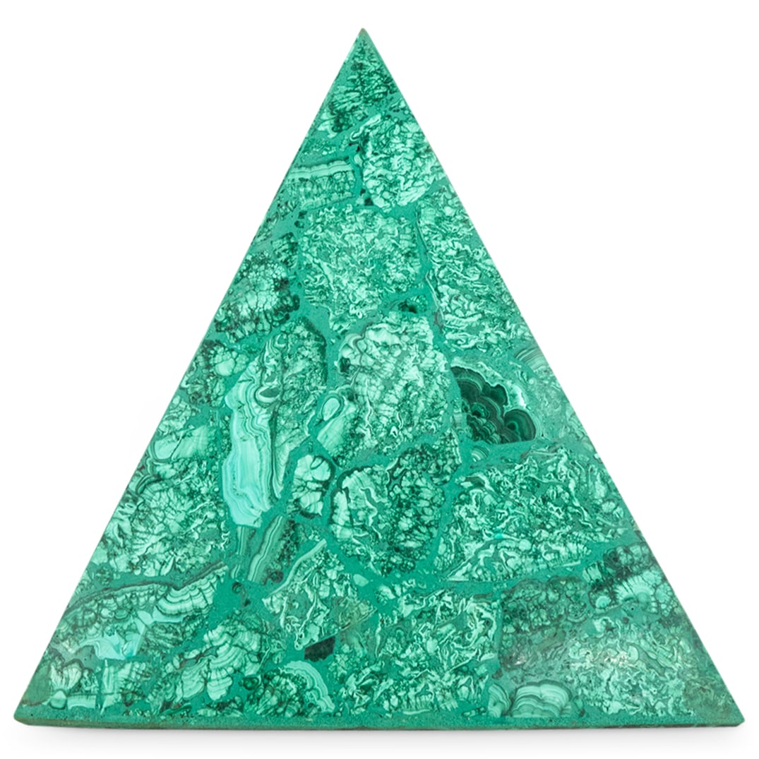 Large Malachite Pyramid (1 of 3)