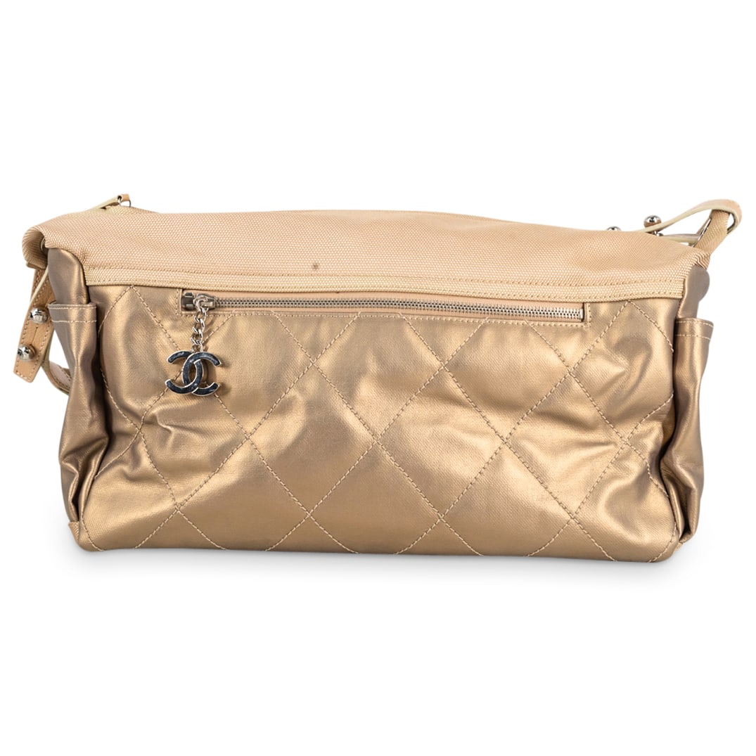 Chanel Paris Biarritz Coated Canvas Shoulder Bag (1 of 6)