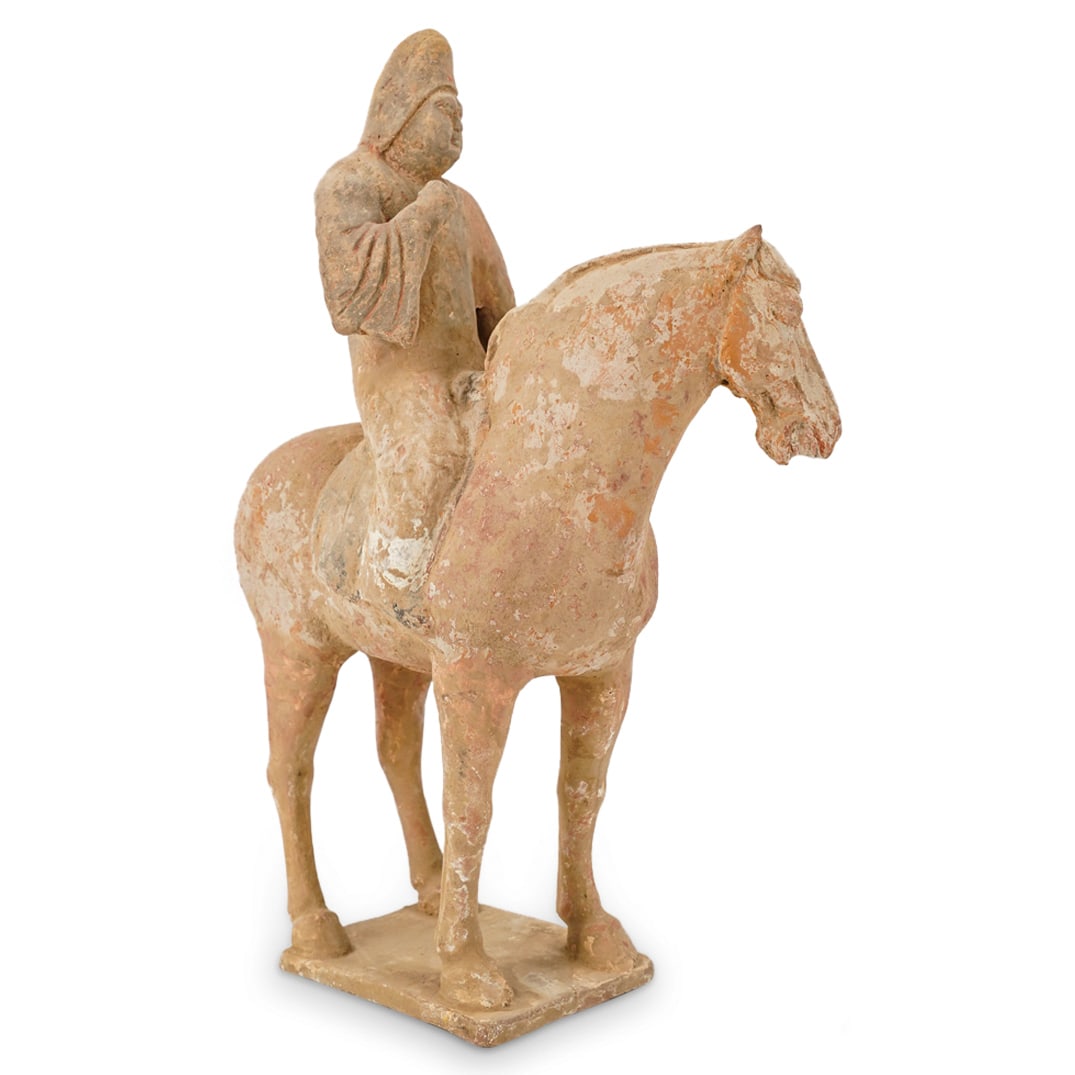 Chinese Tang Dynasty Ceramic Middle Eastern Trader On Horseback (1 of 8)