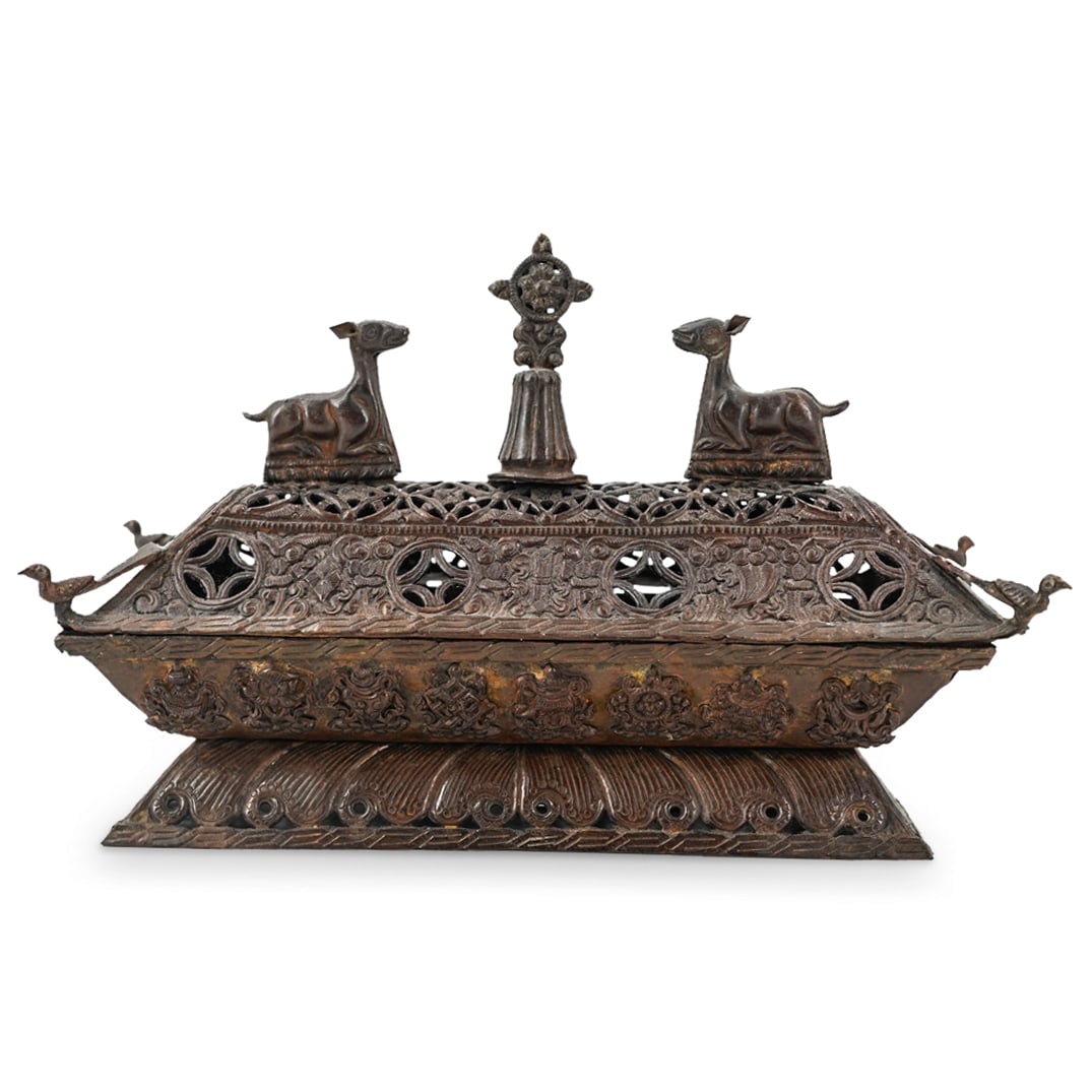 19th Century Bronze Himalayan Buddhist Censer (1 of 9)