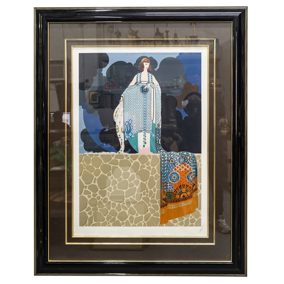 Romain De Tirtoff Erte (1892-1990) "Mary Garden" Serigraph (1 of 6)