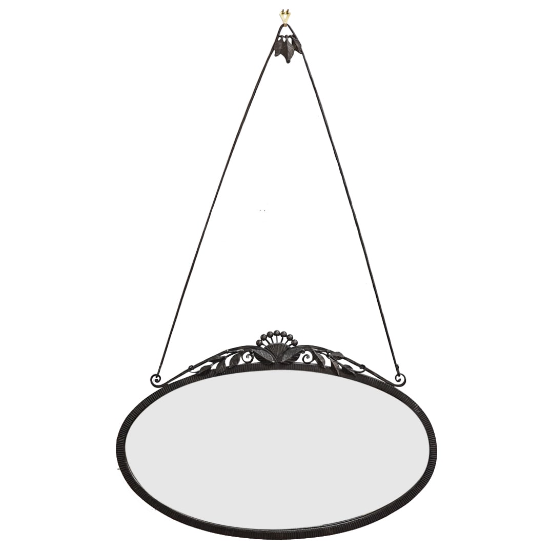 Edgar Brandt Attributed Art Deco Mirror (1 of 10)