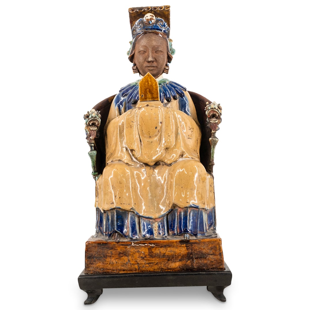 Chinese Sancai Ceramic Empress (1 of 6)