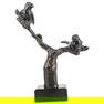 Schwarzbach (German, 1949) Signed Birds Bronze Statue