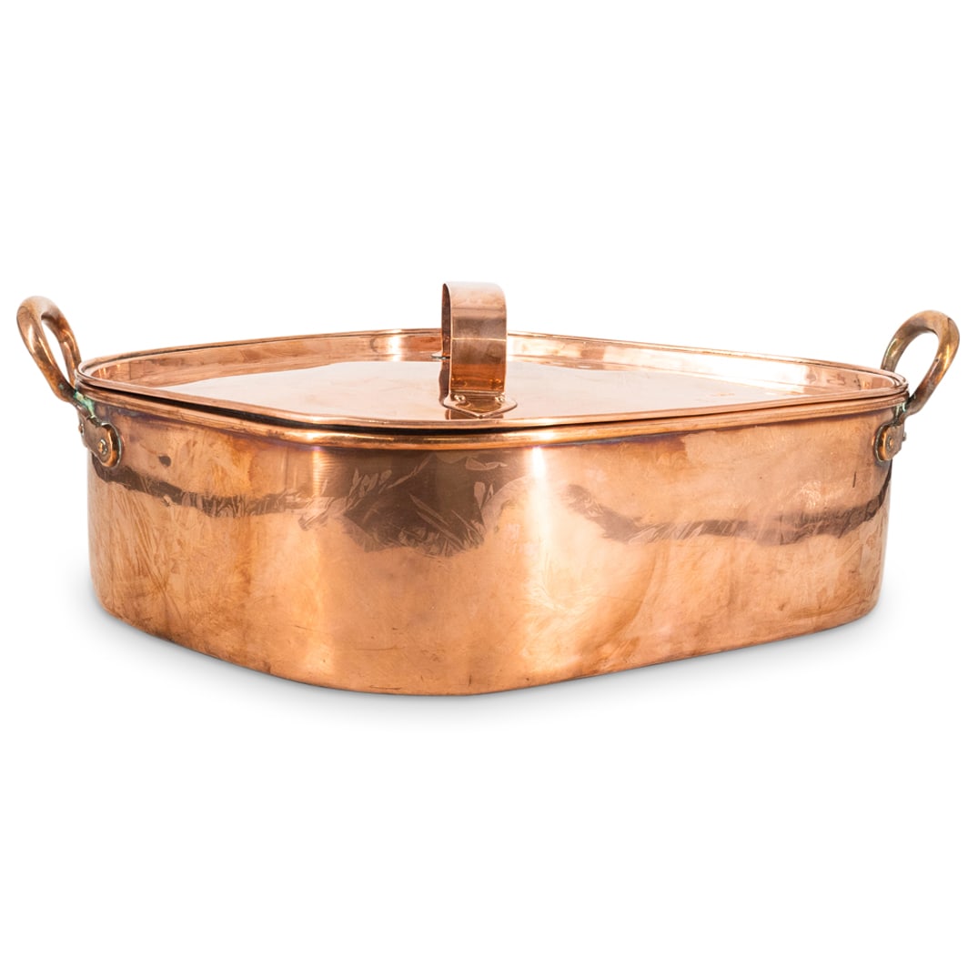 Large Copper Turbotiere Fish Poacher (1 of 8)
