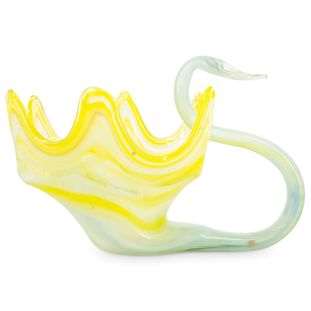 Murano Glass Swan Bowl (1 of 4)