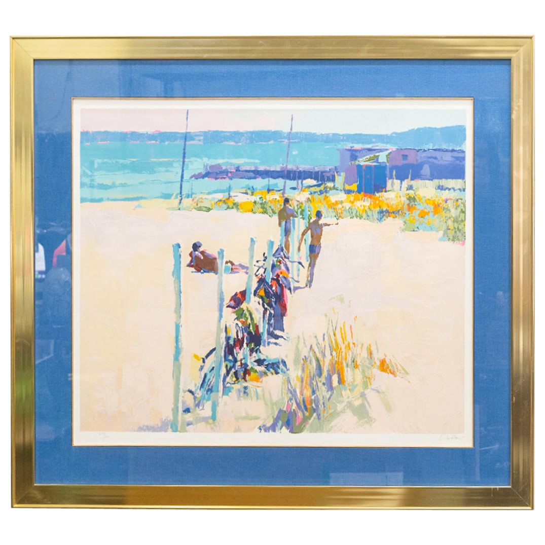 Nicola Simbari (Italian, 1927-2012) Beach Lithograph (1 of 6)
