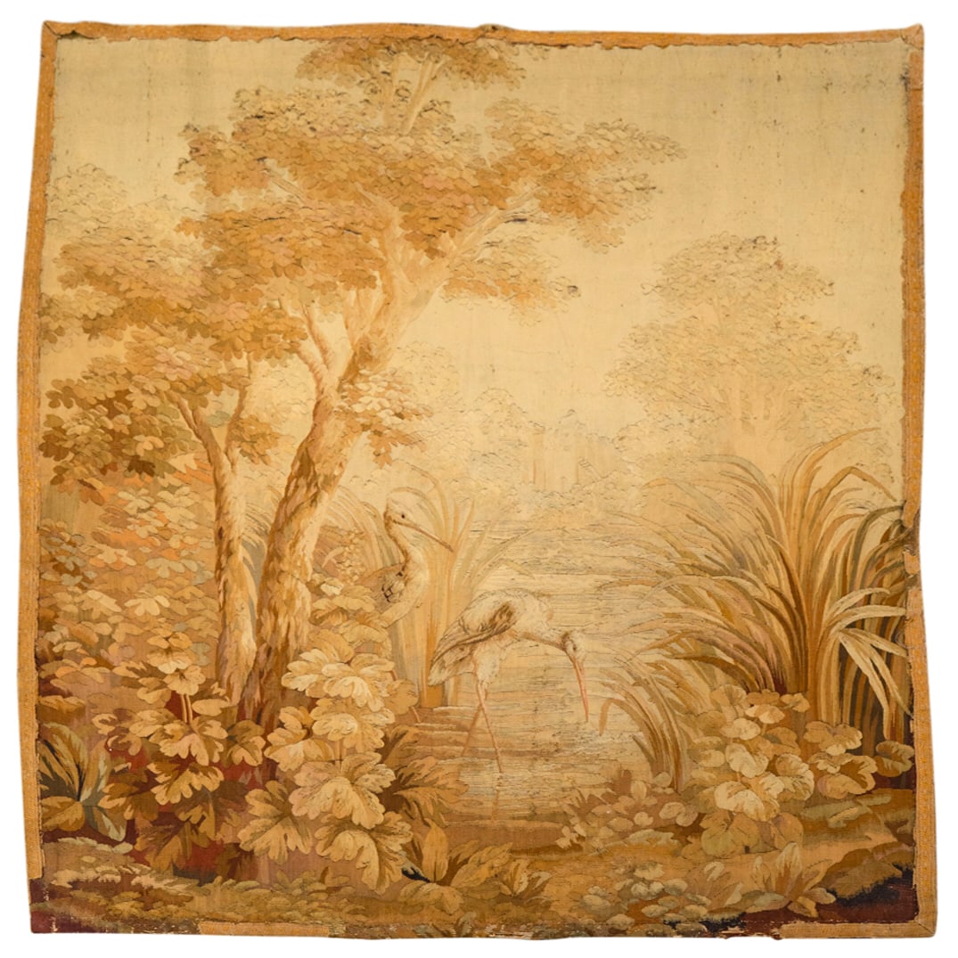 Antique French Nature Tapestry (1 of 6)