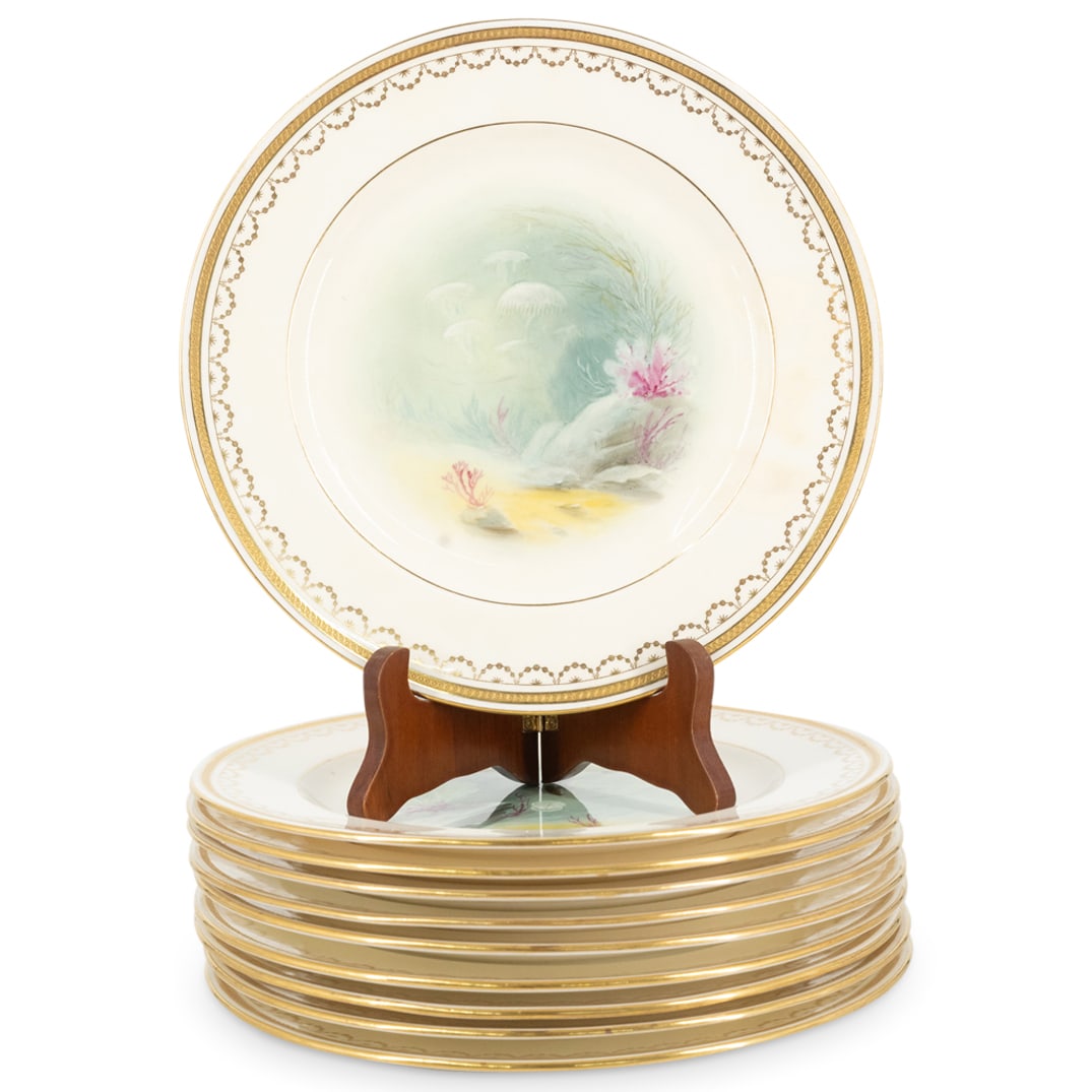 (10 Pc) Davis Collamore & Co. Ltd. Plate Set (1 of 5)