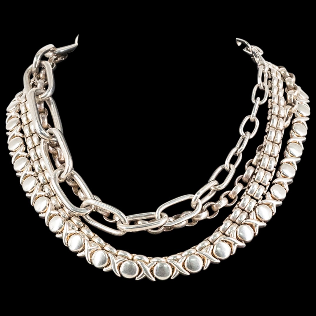 (4 Pc) Sterling Silver Necklaces (1 of 8)