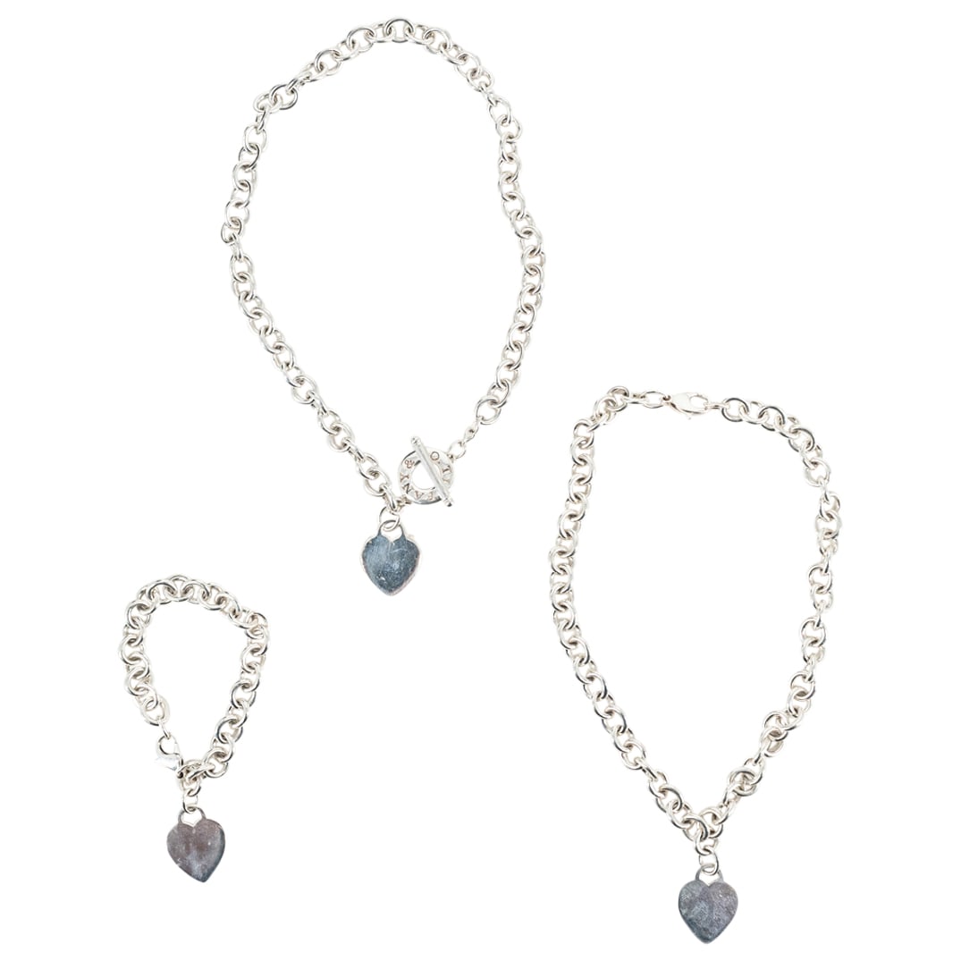 (3 Pc) Tiffany & Co Sterling Silver Jewelry (1 of 9)