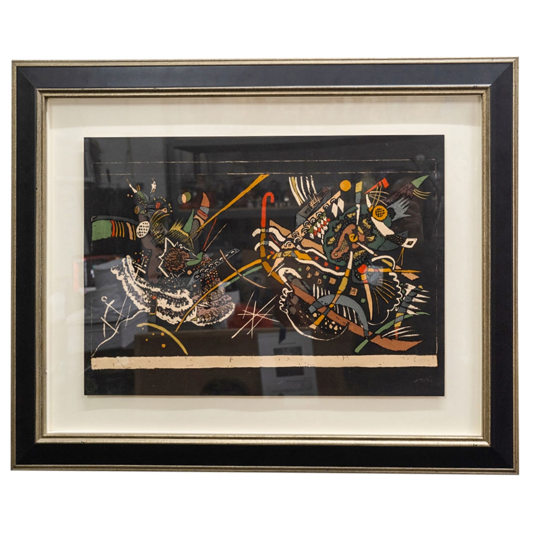 After Wassily Kandinsky "Jury Frei" Lithograph In Colors (1 of 5)