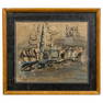 After Bernard Buffet Cityscape