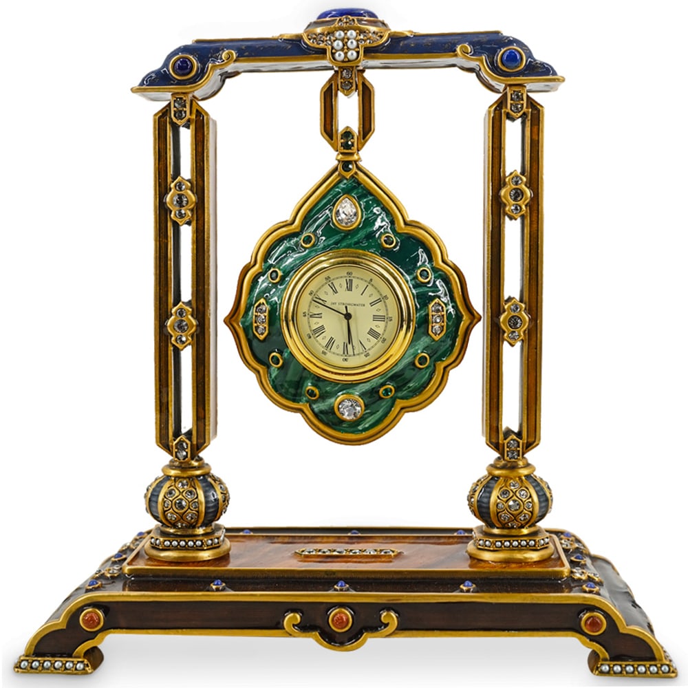 Jay Strongwater "Harrison" Hanging Pendant Clock (1 of 6)