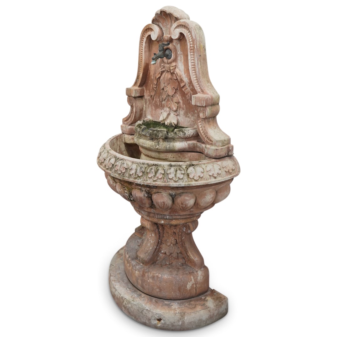 Cast Stone Garden Wall Fountain (1 of 2)