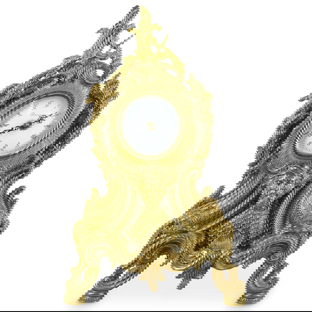 Vintage Italian "imperial" Brass Mantle Clock Auction