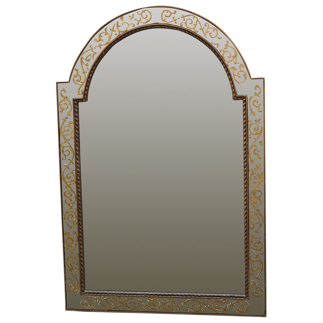 Venetian Foliage Bordered Wall Mirror (1 of 3)