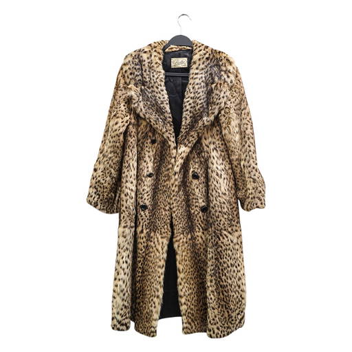 Vintage Wild Cat Fur Coat