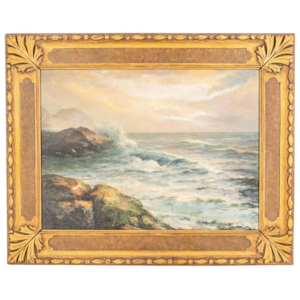 William Couper (20th C.) Beach Oil On Board (1 of 4)