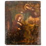 Antique Religious Annunciation Icon