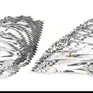 Baccarat Crystal "Porcupine" Figurine: DESCRIPTION: Baccarat crystal figurine depicts a porcupine detailed with a multi faceted body and etched face. Stamped "Baccarat" along the underside. CIRCA: 20th Century ORIGIN: France DIMENSIONS: H: