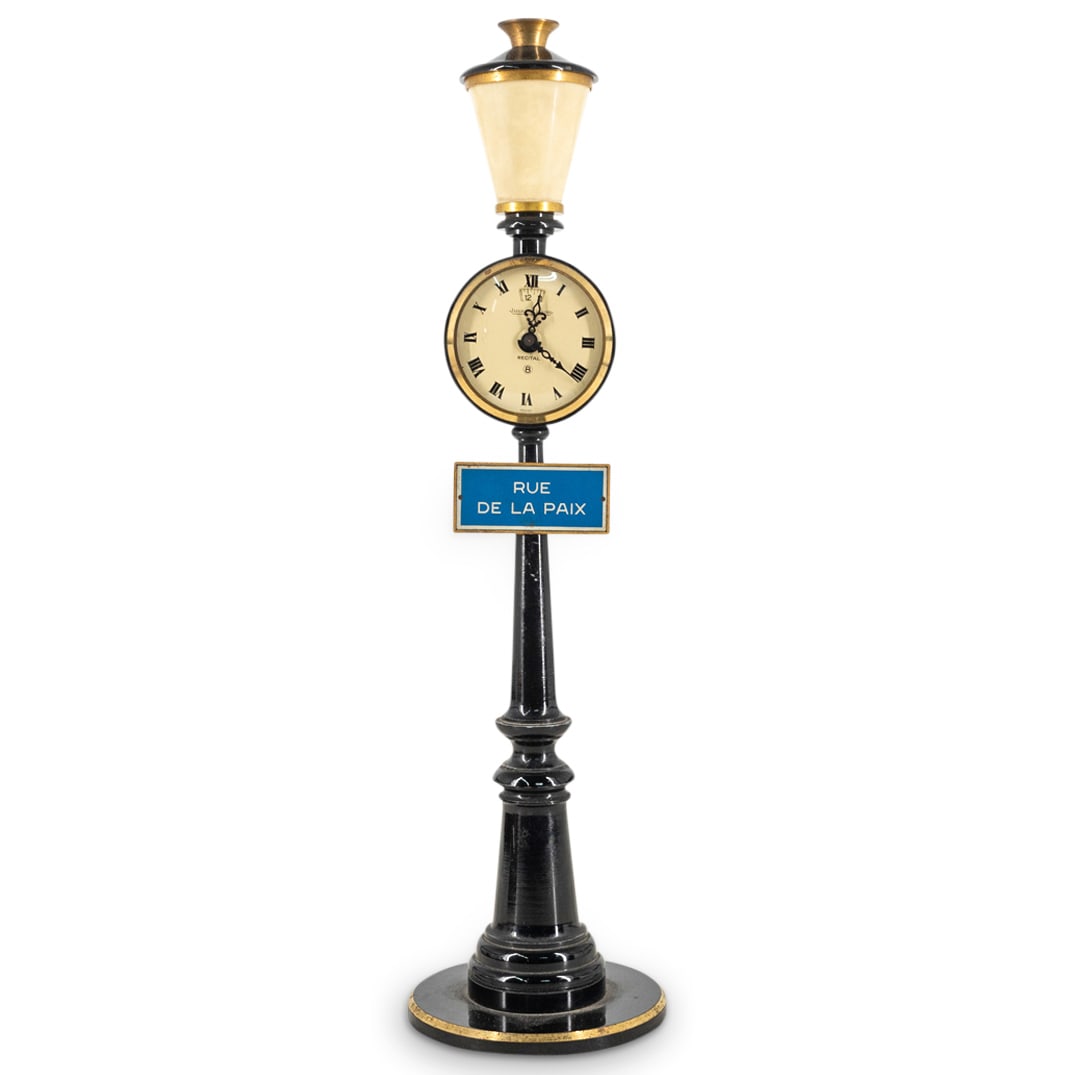 Antique French Jaeger Lecoultre Lamp Post Clock Auction