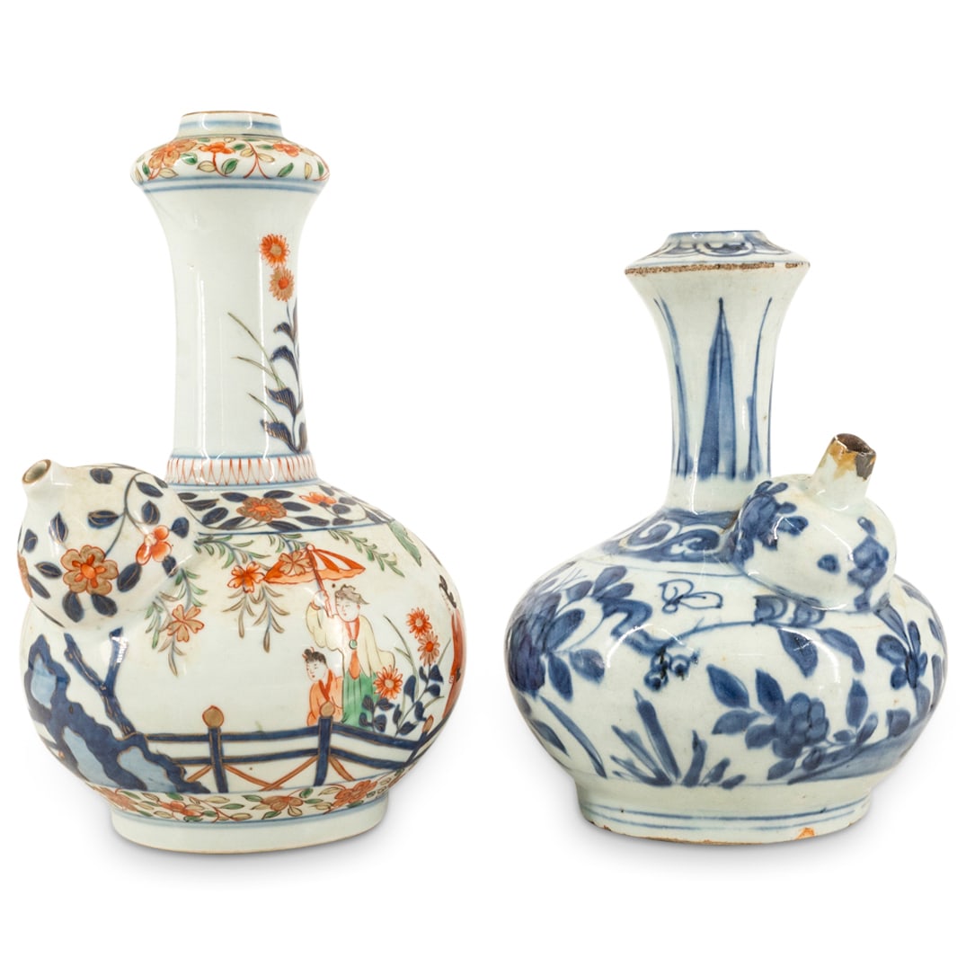 Pair Antique Chinese Porcelain Kendi (1 of 7)