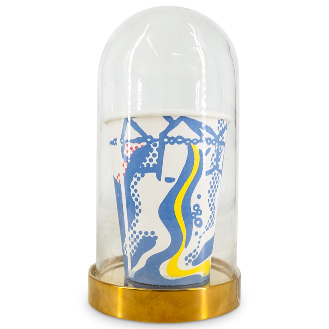 Roy Lichtenstein Rare Barneys Screen Printed Paper Cup (1 of 3)