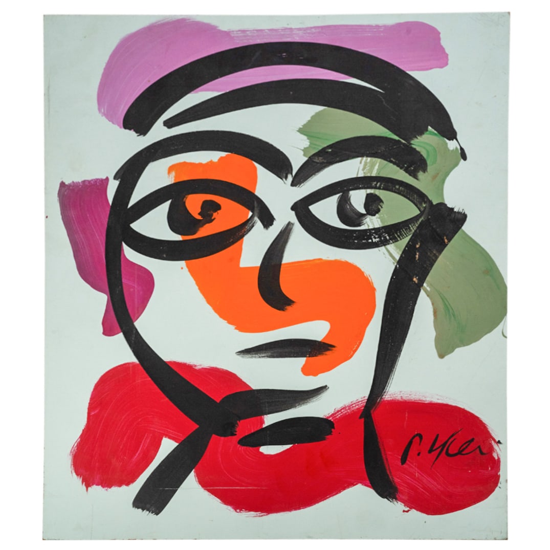 Peter Keil (B. 1942) Portrait Oil On Board (1 of 5)