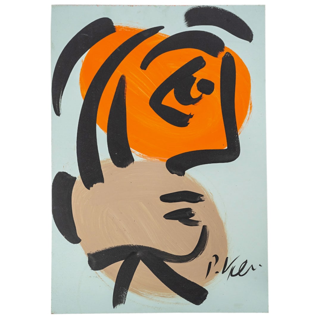 Peter Keil (B. 1942) Portrait Oil On Board (1 of 3)