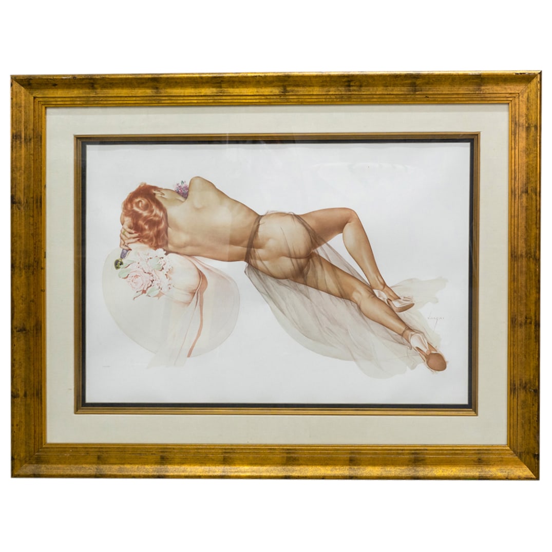 Alberto Vargas (American, 1896-1982) Pin-Up Girl LE Lithograph (1 of 5)