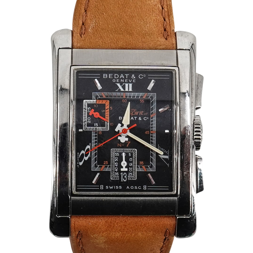Bedat & Co. Steel chronograph watch, Ref. 778 (1 of 4)