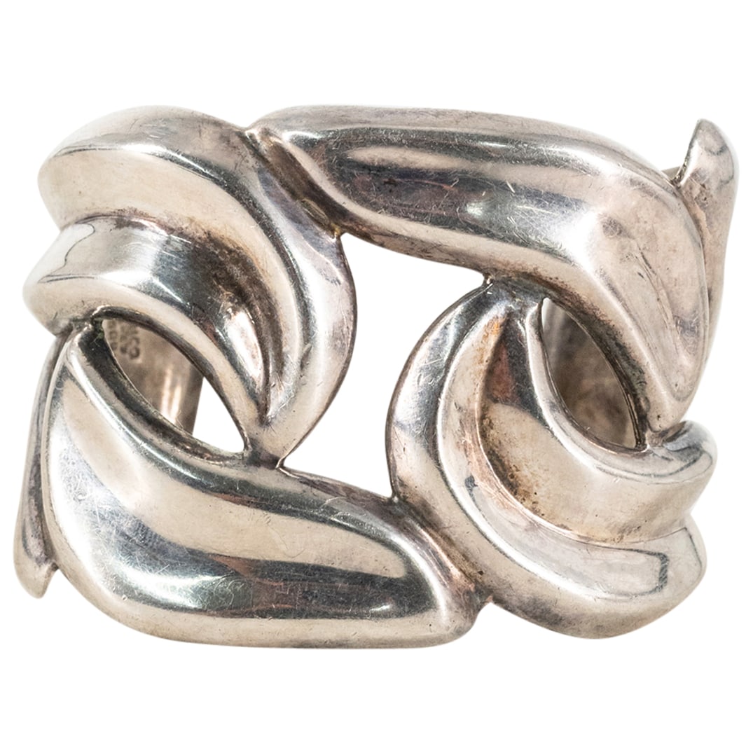 Vintage Mexican Sterling Silver Cuff (1 of 4)