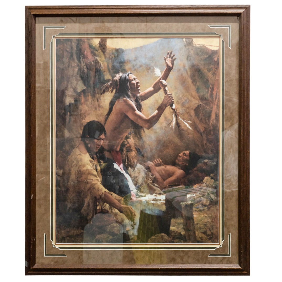 Howard Terpning (American, B. 1927) Limited Offset Lithograph (1 of 5)