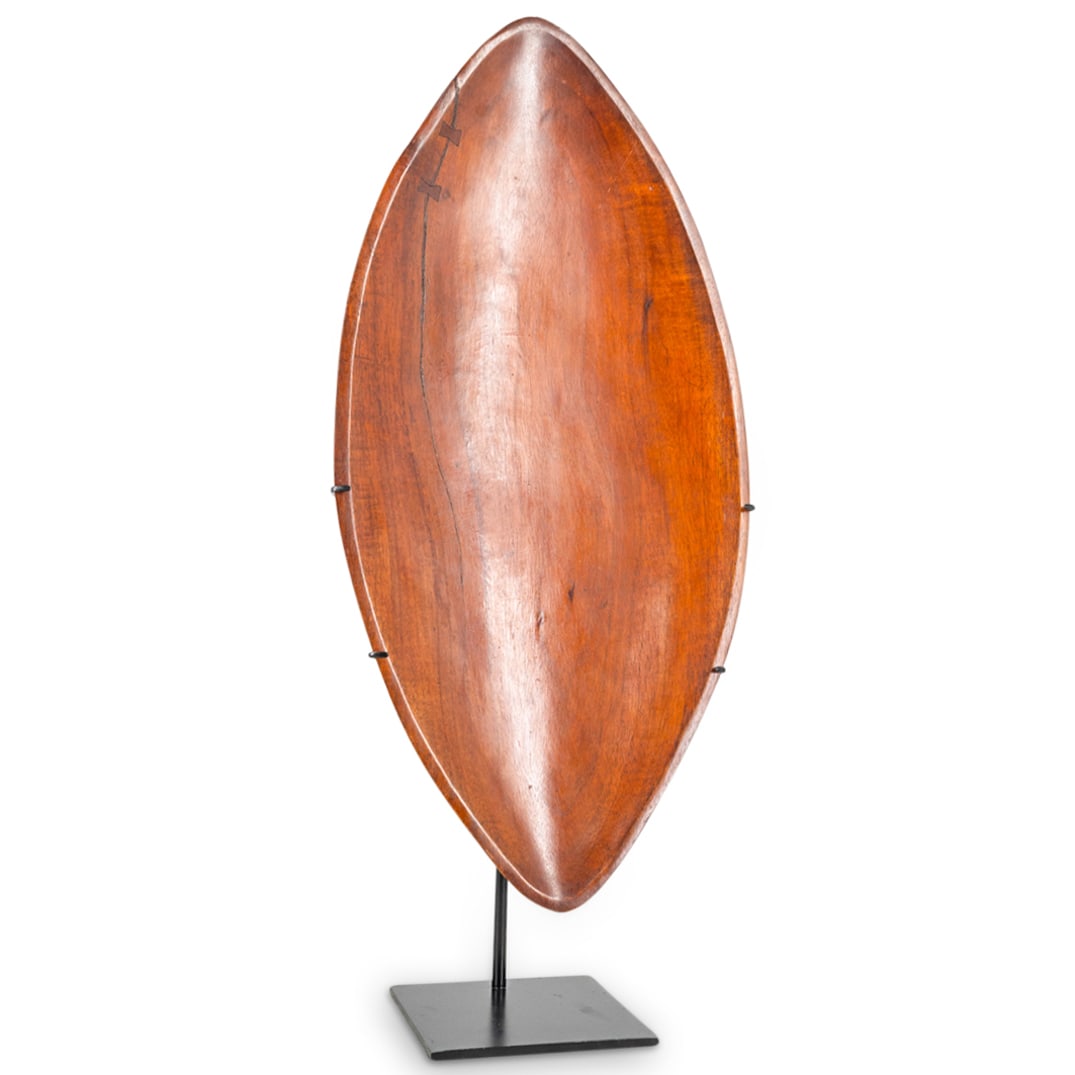 Late 19th-Early 20th Hawaiian Koa Wood Oval Platter (1 of 2)