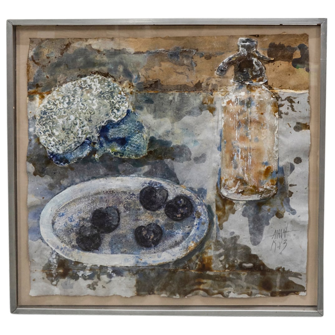 Frederic Amat (Spanish, b. 1953) Still Life Wax & Acrylic Painting (1 of 6)