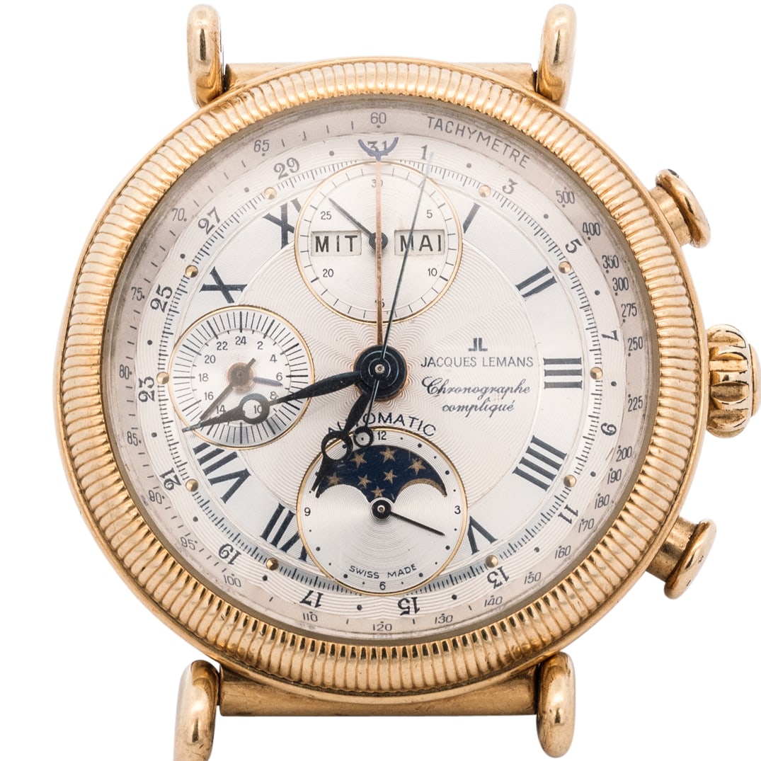 Jacques lemans moonphase chronograph best sale
