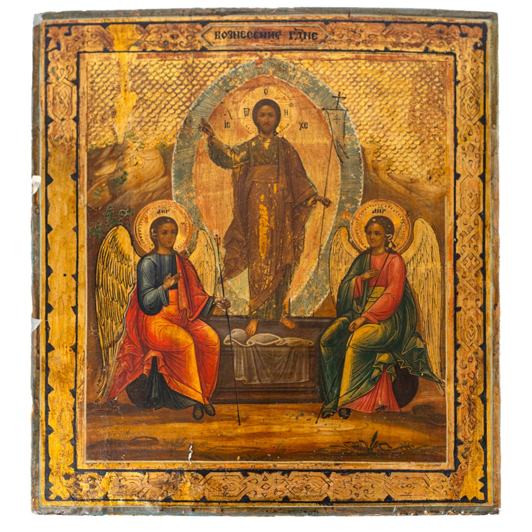 Antique Russian Resurrection Icon (1 of 4)