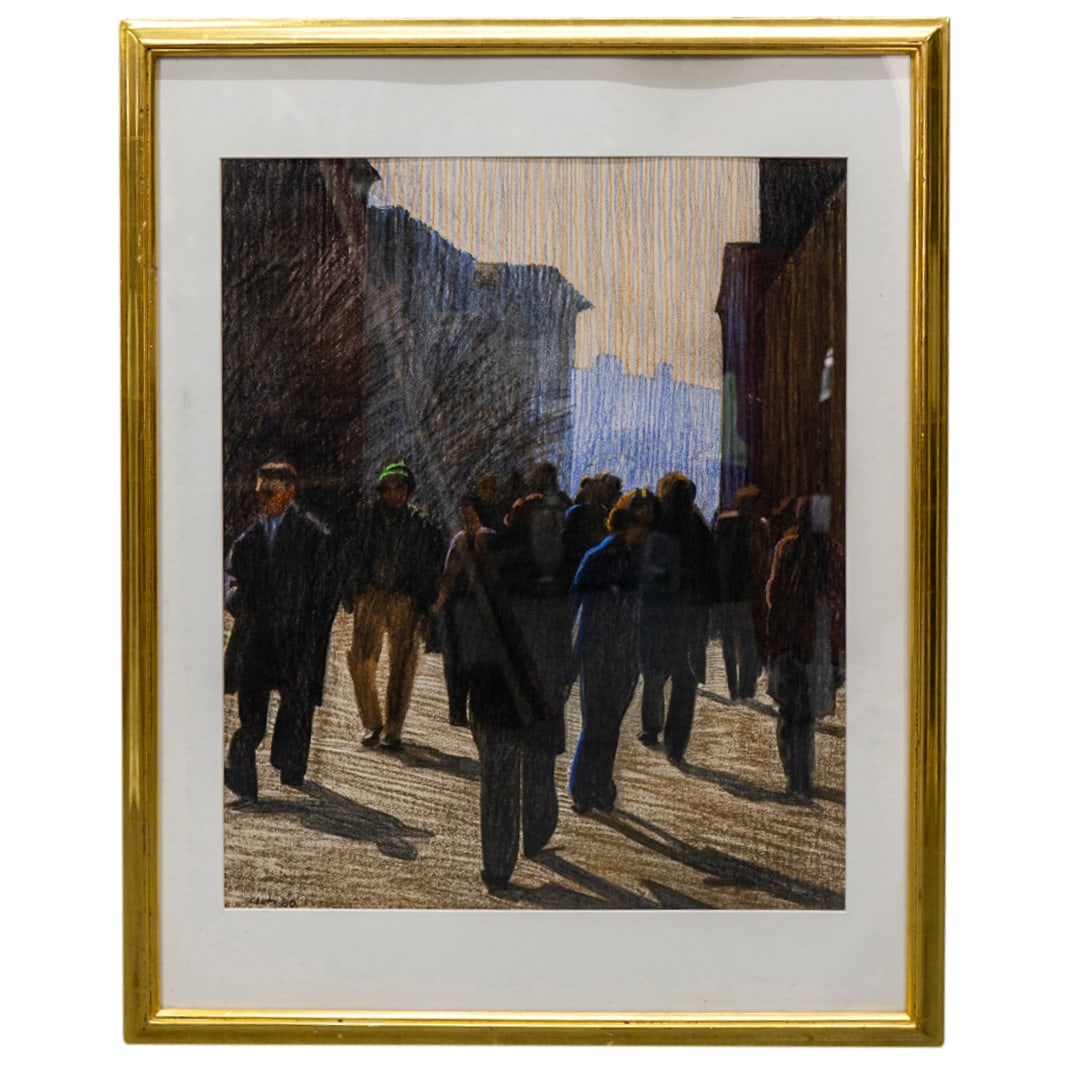 William Clutz (American, 1933-2021) Pastel on Paper (1 of 4)