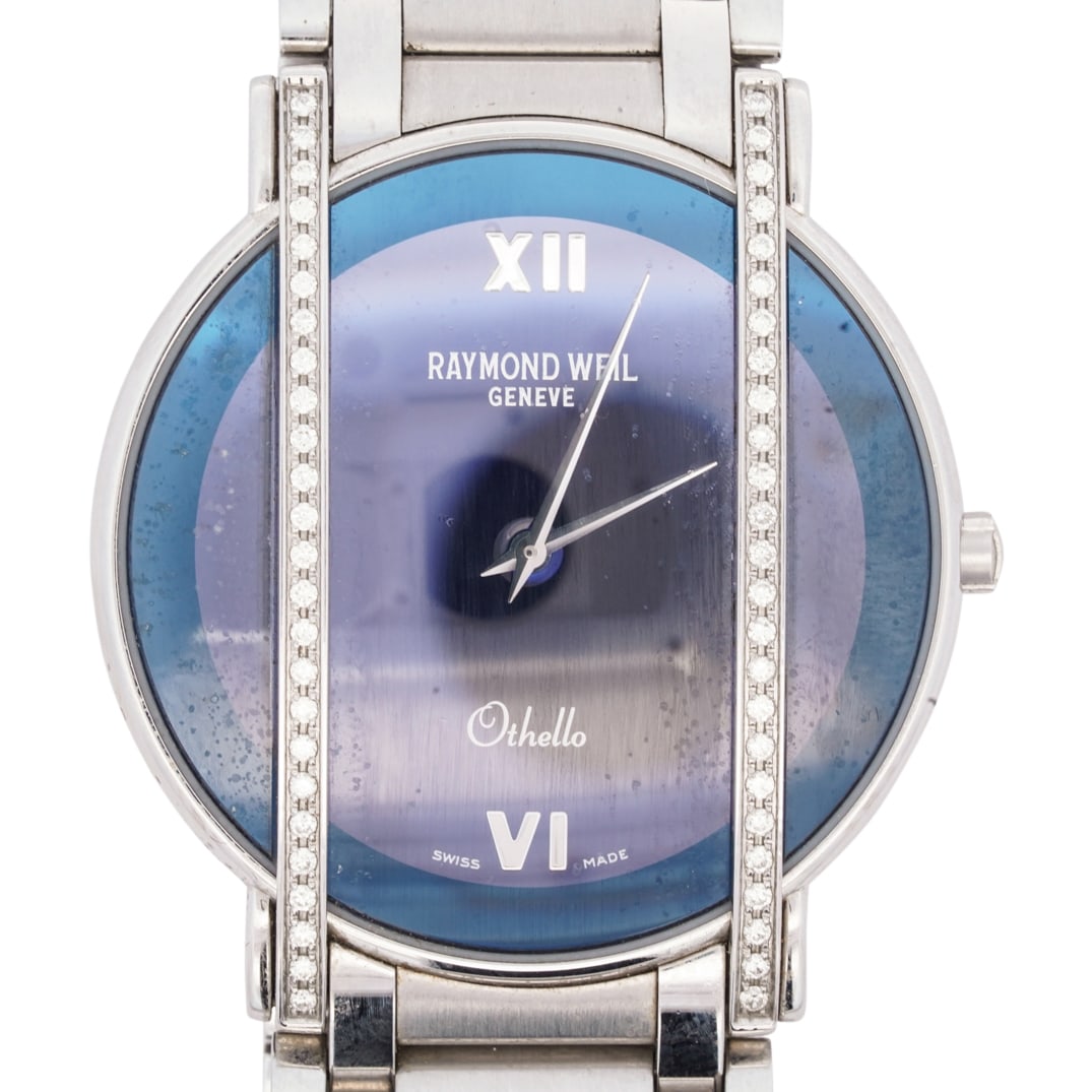 Raymond Weil "Othello" Stainless Steel and Diamond Watch (1 of 4)