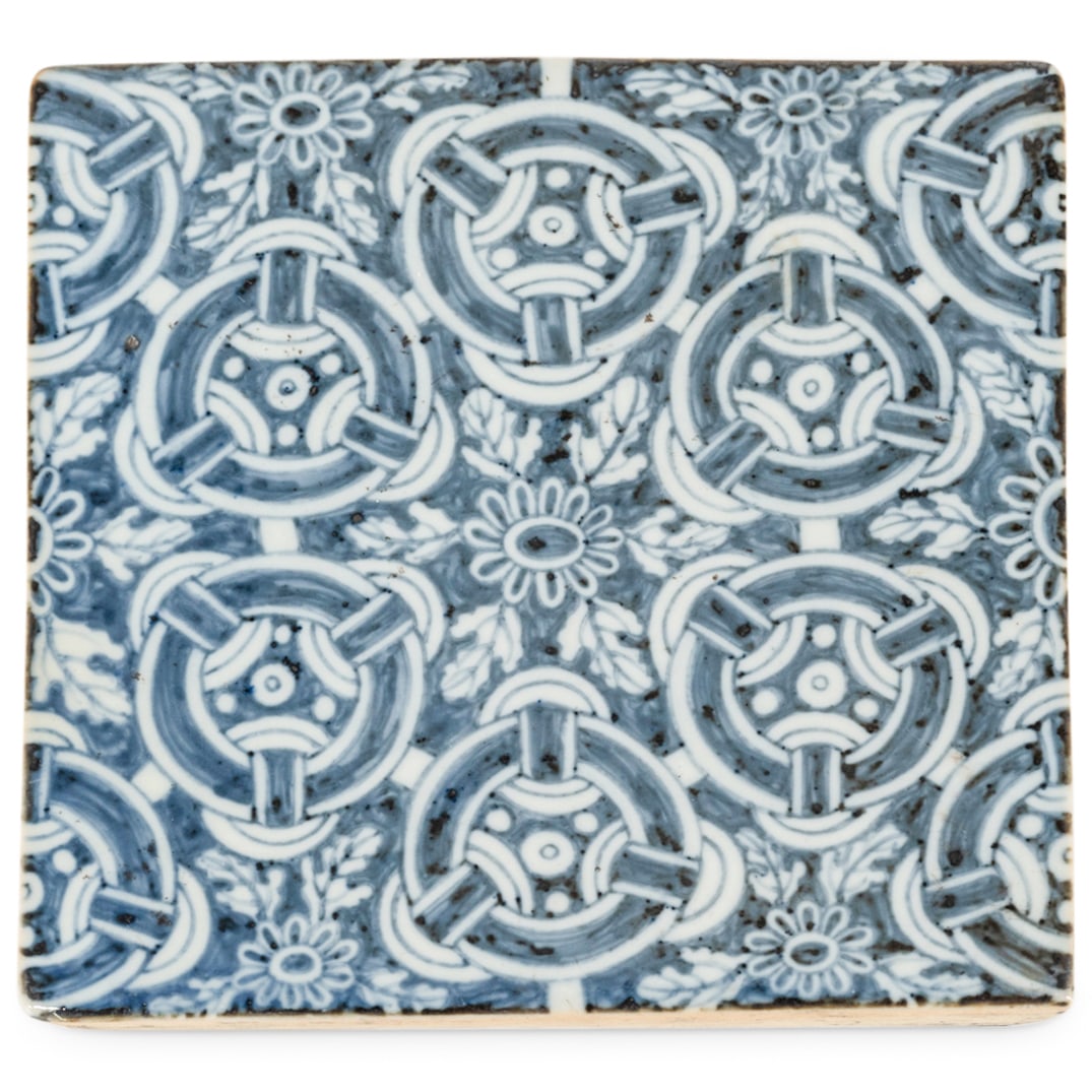 Chinese Blue & White Porcelain Tile (1 of 4)