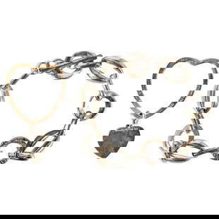 (3 Pc) Tiffany & Co. Bracelet, Pendant & Necklace: DESCRIPTION: Three Tiffany & Co. sterling silver items: (1) Tiffany & Co. sterling silver bracelet. Hallmarked with "Tiffany & Co." and "925". Dimensions: When opened and measured from one clasp end t