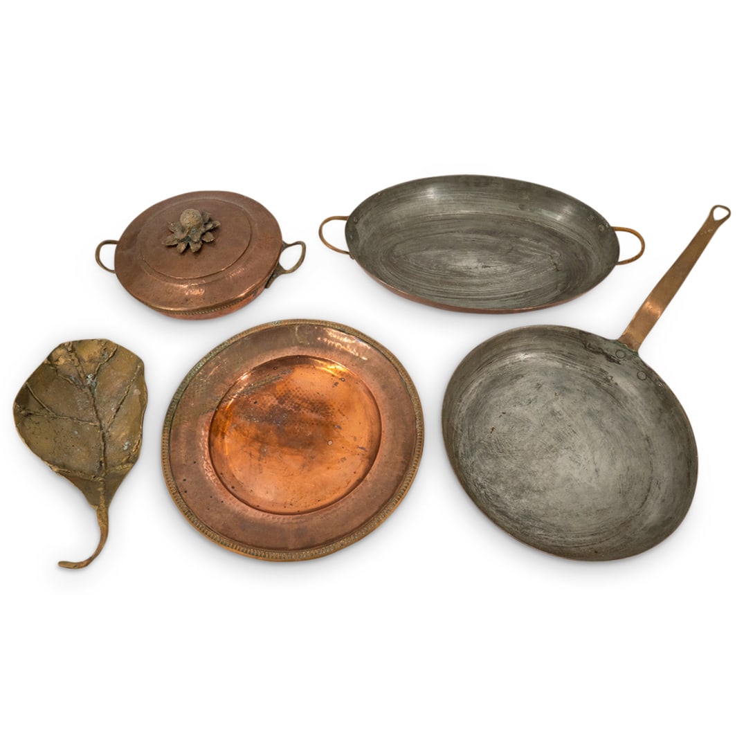 (5 Pc) Copper Cookware (1 of 11)