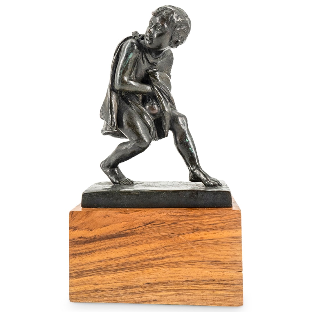 "Thief Boy" Bronze Figural Statue (1 of 4)