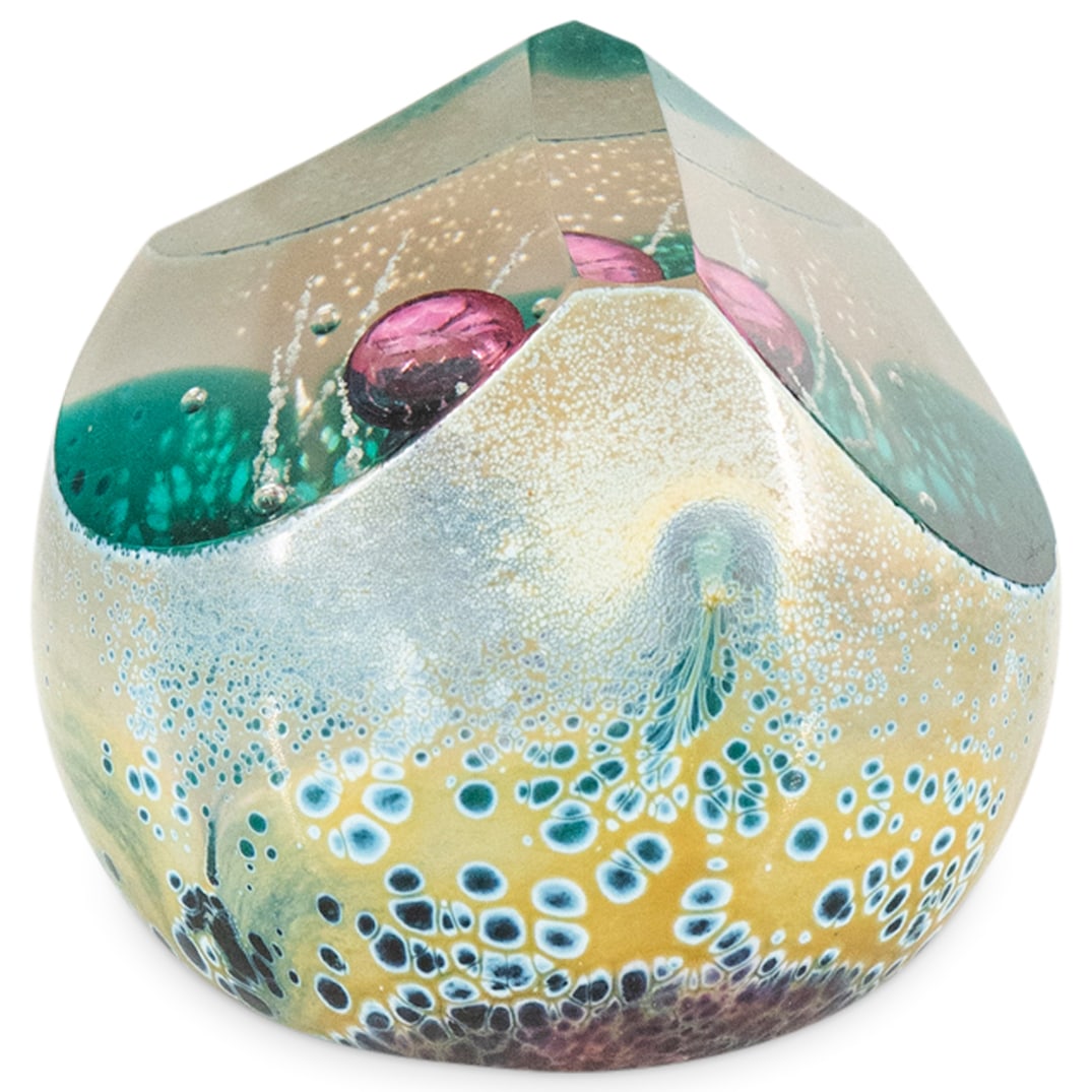 Caithness "Deep Endeavour" Limited Art Glass Paperweight (1 of 2)