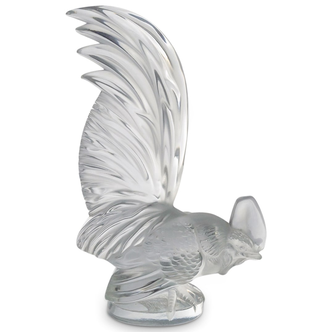 Lalique Crystal Coq Nain Rooster Figurine (1 of 5)