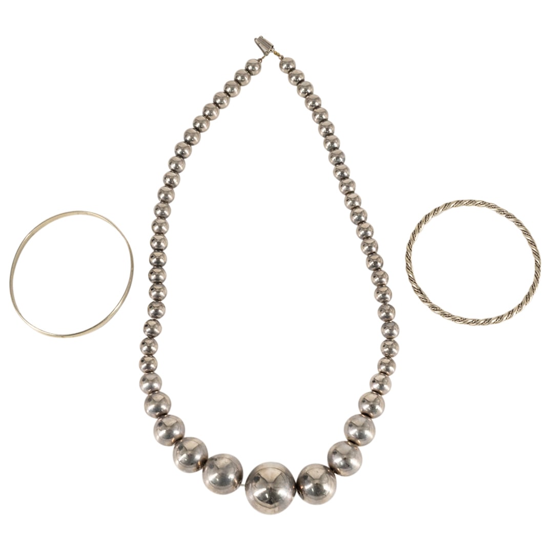 (3 Pc) Sterling Silver & Silver Plated Jewelry Grouping Set (1 of 6)